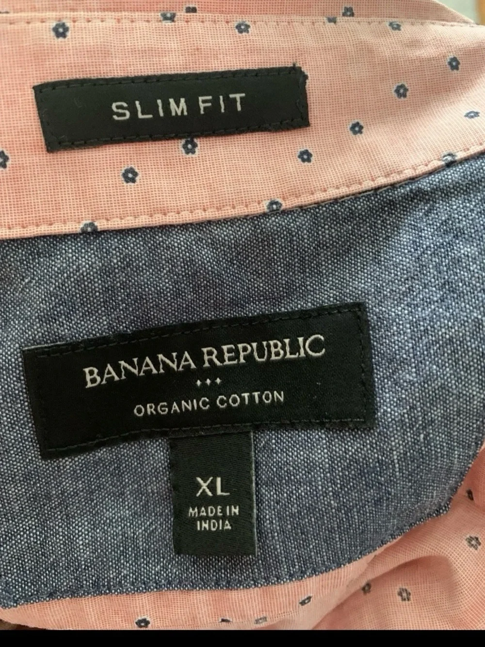 Banana Republic Organic Cotton Slim Fit Shirt - XL
